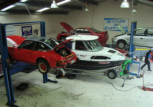 Exterior of Waiau Pa Automotive Solutions Workshop